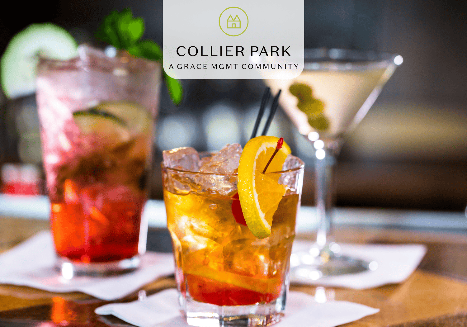 Collier Park - Cocktail Party with music from Hunter Courts - Collier Park Cocktail drinks