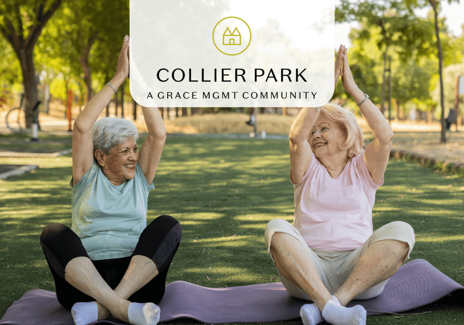 Collier Park - Seated Stretching 1 - Collier Park